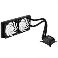 SilverStone Technology Tundra Series TD02-SLIM All in One Liquid CPU Cooler Cooling, Black, RL-TD02-SLIM