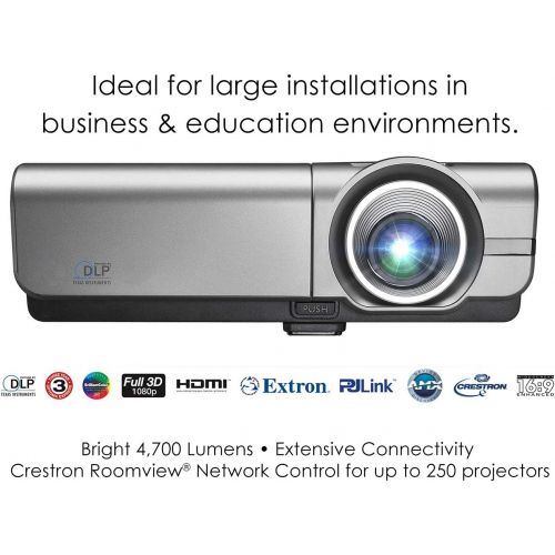  Optoma EH500 1080p 4700 Lumens 3D DLP Network Projector with HDMI