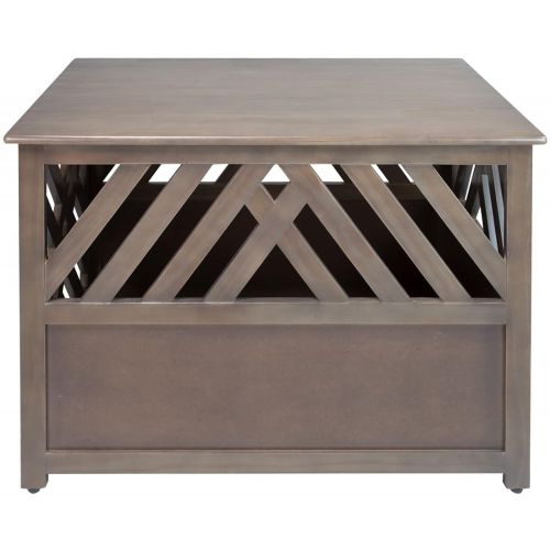  Hot Sale! Dog Pet Crate Wooden End Table Medium Puppy Bed Cage Kennel