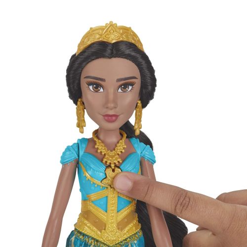 디즈니 Disney Singing Jasmine Doll with Outfit & Accessories, Inspired by Disneys Aladdin Live-Action Movie, Sings A Whole New World, Toy for 3 Year Olds