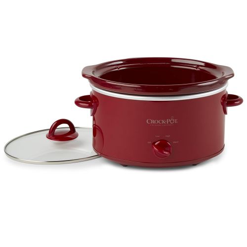 크록팟 상세설명참조 Crock-Pot, Red SCV401-TR 4-Quart Manual Slow Cooker