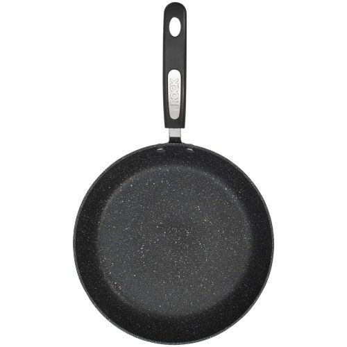  Starfrit The Rock Fry Pan with Bakelite Handle, 9.5, Dark Gray