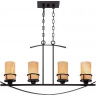 Quoizel KY433IN 4-Light Kyle Island Chandelier in Iron Gate