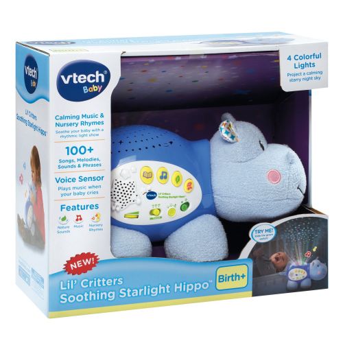 브이텍 VTech Baby Lil Critters Soothing Starlight Hippo