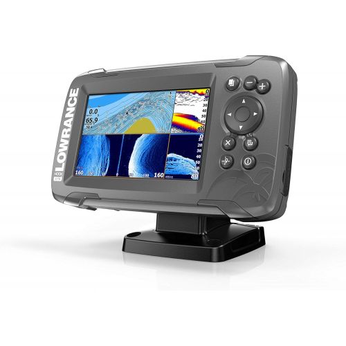  Lowrance HOOK2 5 - 5-inch Fish Finder with TripleShot Transducer and US  Canada Navionics+ Map Card