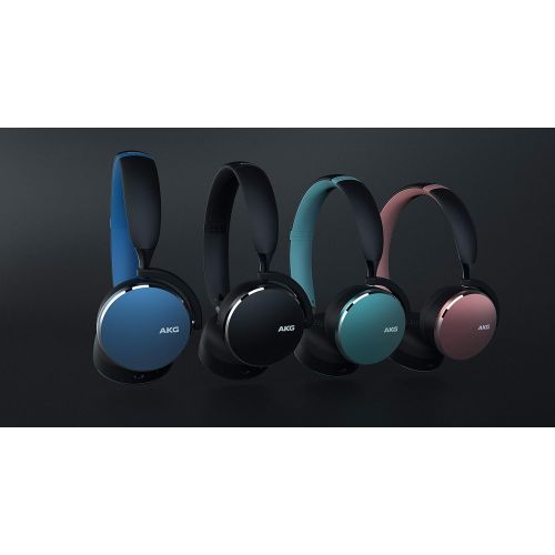  AKG Y500 On-Ear Foldable Wireless Bluetooth Headphones - Black (US Version)