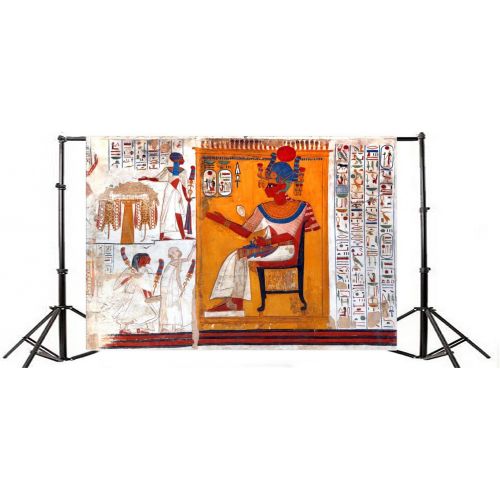  Yeele 10x8ft Ancient Egypt Mural Background for Photography Mythology Egyptian Gods Old Fresco Backdrop Hieroglyphic History Religion Culture Kids Children Photo Booth Shoot Vinyl