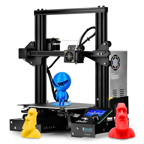  SainSmart x Creality Ender-3 3D Printer, Resume Printing V-Slot Prusa i3, for Home & School Use, Build Volume 8.7 x 8.7 x 9.8