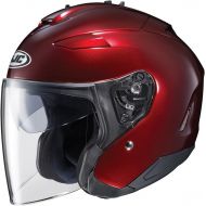HJC Helmets HJC IS-33 II Open-Face Motorcycle Helmet (Wine, X-Large)