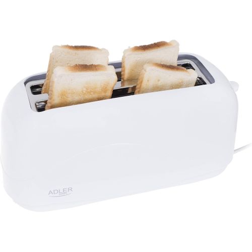  Adler AD 3207 Toaster, 1300 W, weiss