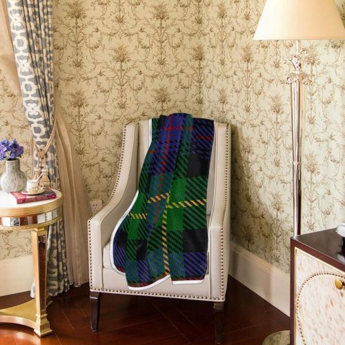  KEEPDIY Scottish Clan Farquharson Tartan Blanket-Warm,Lightweight,Soft,Pet-Friendly,Throw for Home Bed,Sofa &Dorm 60 x 50 Inch