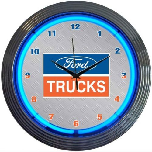  Neonetics Ford Trucks Neon Wall Clock, 15-Inch