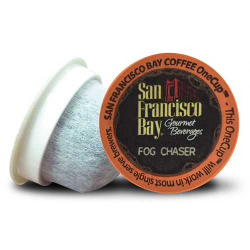  SAN FRANCISCO BAY SF Bay Coffee Fog Chaser 120 Ct Medium Dark Roast Compostable Coffee Pods, K Cup Compatible including Keurig 2.0 (Packaging May Vary)