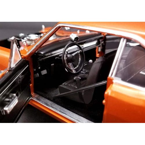 Acme 1968 Dodge Hemi Dart Max Hurleys Dodge Orange Limited Edition to 582 Pieces Worldwide 1/18 Diecast Model Car by ACME A1806401