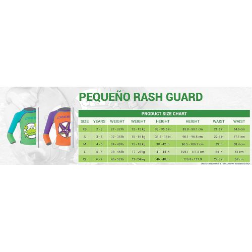 크레시 Youth Rash Guard for Water Activities with Sun Protecion | PEQUENO RASH GUARD - Cressi: quality since 1946