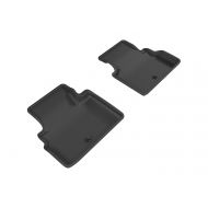 3D MAXpider Second Row Custom Fit All-Weather Floor Mat for Select Infiniti Q60 Models - Kagu Rubber (Tan)