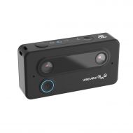 Spedal 3D Live Streaming Camera 3K WiFi Ultra HD Mini 3D Cam VR-Ready Images and Video Camera Rechargeable 1300mAh Battery, OBS Livestream via YouTube, Facebook-Black