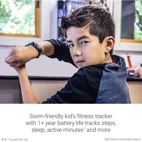 가민 Garmin Vivofit Jr 2, Kids Fitness/Activity Tracker, 1-Year Battery Life, Adjustable Band, Star Wars the Resistance