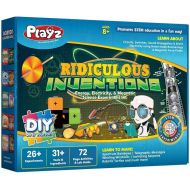 [아마존핫딜][아마존 핫딜] Playz Ridiculous Inventions Science Kits for Kids - Energy, Electricity & Magnetic Experiments Set - Build Electric Circuits, Motors, Telegraphic Messages, Robotics, Compasses, Swi