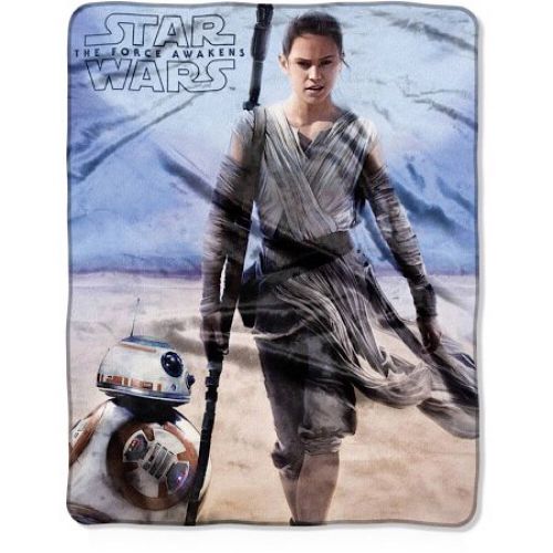 디즈니 Disney Co. Inc. Disney Star Wars Rey Plush Throw Blanket - 40 x 50