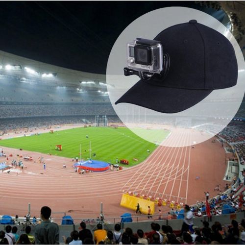  MagiDeal Baseballhut Kappe Kamera Stabilisator Halterung Mit Schnalle Halterung Fuer GoPro Hero 2/3 + / 4 Motion-Kamera