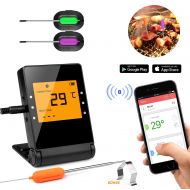Shinmax BBQ Meat Thermometer for Grilling,APP Controlled Smart Cooking Bluetooth Thermometer for Outdoors Smoker Oven BBQ Indoor Kitchen (6)