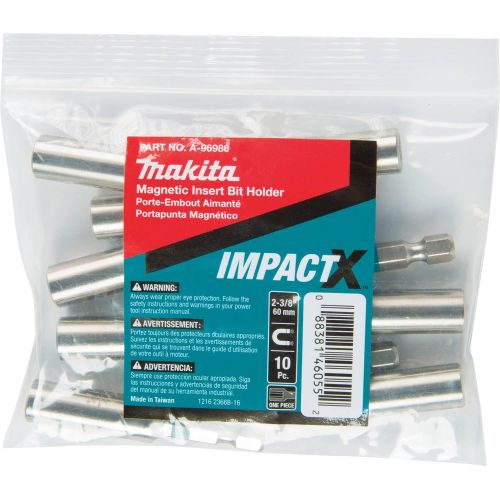  Makita A-99334 Impactx 12″ One Piece Magnetic Insert Bit Holder, 10 Pack, Bulk