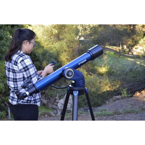  Meade Instruments 218001 StarNavigator NG 90 Achromatic Refractor Telescope, Blue