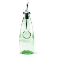 Tablecraft H6619M Oil & Vinegar Serving Bottle with Pourer, 12 oz, Green