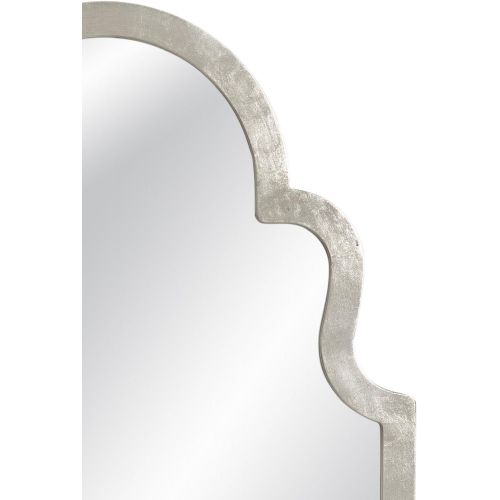  Bassett Mirror Company Bassett Mirror M3750EC Mina Wall Mirror, Silver