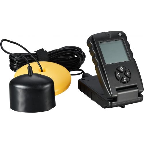  LUCKY Lucky 100Ft Portable Fish Finder, Tackle Fishes Fishfinder with Wired Sonar Sensor Transducer and LCD Dispaly for Fishing in Sea River Lake