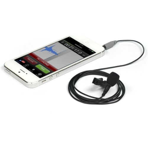 로데 Rode smartLav+ Omnidirectional Lavalier Microphone for iPhone and Smartphones