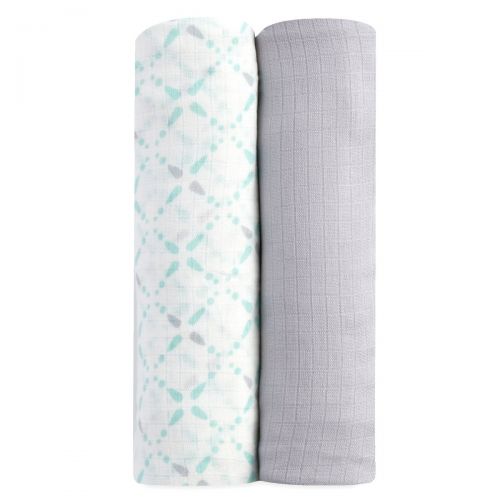  Aden by aden + anais aden by aden + anais silky soft swaddles 2-Pack; bitsy 2-pack