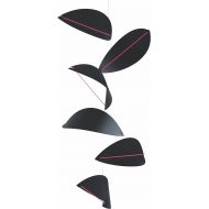 Flensted Mobiles Kites Black Hanging Mobile - 32 Inches Plastic - Handmade in Denmark by Flensted
