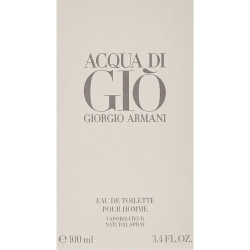  GIORGIO ARMANI Acqua Di Gio By Giorgio Armani For Men. Eau De Toilette Spray 3.4 Ounces