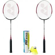 Yonex Basic 4000 Mavis 350 Yellow Medium Badminton Combo Set