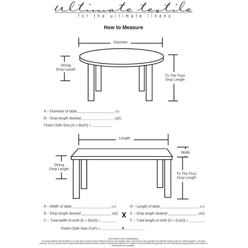  Ultimate Textile Circular Metal 72-Inch Round Tablecloth