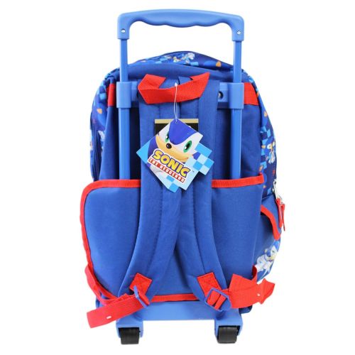  Sonic The Hedgehog Sonic The Hedge Hog 16 Large Roller Backpack-6318