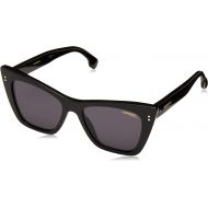 Carrera 1008s Aviator Sunglasses, Black, 99 mm