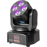 Rainiers LED Moving Head Light Spot 8 Color Gobos Light 25W DMX with Show KTV Disco DJ Party for Stage Lighting...