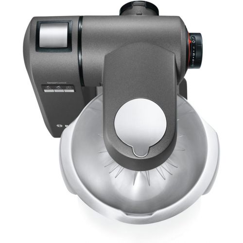  Bosch MUMX30GXDE Kuechenmaschine MaxxiMUM (1600 W, SensorControl Automatikfunktion, 5,4 L Edelstahl-Ruehrschuessel, 3D PlanetaryMixing, Smart dough sensor), granite grau