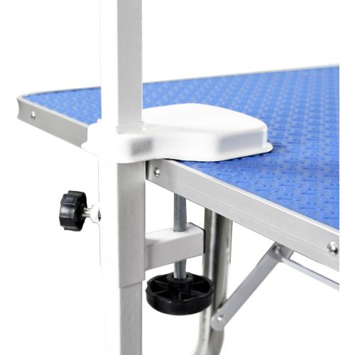  Flying Pig Grooming Flying Pig 32 Small Size Heavy Duty Stainless Steel Frame Foldable Dog Pet Grooming Table (32 x 21)