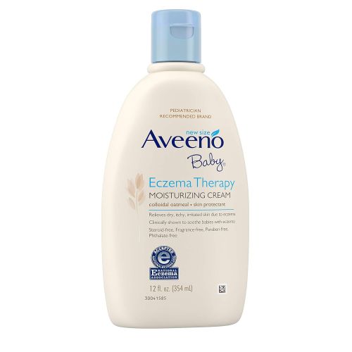  Aveeno Baby Eczema Therapy Moisturizing Cream with Natural Colloidal Oatmeal for Eczema Relief, 12 fl. oz