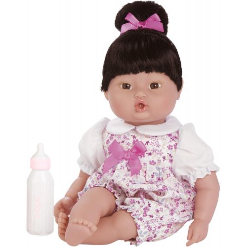 아도라 베이비 Adora PlayTime Baby Floral Romper 13 Girl Weighted Washable Cuddly Snuggle Soft Toy Play Doll Gift Set with Open Eyes for Children 1+ Includes Bottle