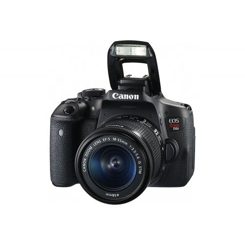 캐논 Canon EOS Rebel T6i 24.2 MP Digital SLR Touchscreen Camera Kit with EF-S 18-55mm is STM Lens - Built-in WiFi and NFC (Certified Refurbished)