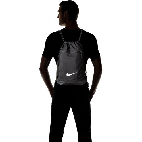 나이키 Nike BA5256-010: Mens Black/Black/White Alpha Gym Sack (OS)