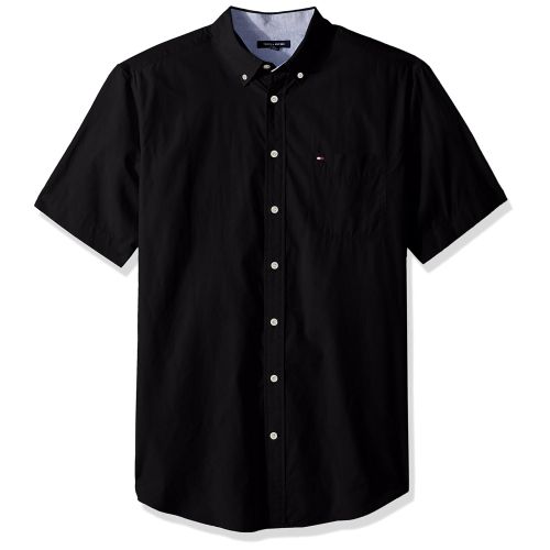  Tommy Hilfiger Mens Big and Tall Button Down Short Sleeve Shirt Maxwell