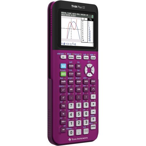  Texas Instruments TI-84 Plus CE Plum Graphing Calculator