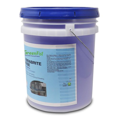  GreenFist Lybrabrite Commercial Dishwasher Rinse Additive Aid & Agent [Ready-to-Use] For Industrial Machines, 5 Gallon Pail