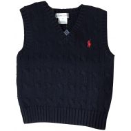 RALPH LAUREN Polo Ralph Lauren Baby Boys Cable-Knit Cotton Sweater Vest Hunter Navy